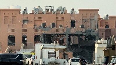 The Israeli military, while confirming the attack in Doha, said it had conducted a precise strike against the senior Hamas leadership. (REUTERS)