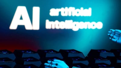 FILE PHOTO: A message reading "AI artificial intelligence", a keyboard, and robot hands are seen in this illustration taken January 27, 2025. REUTERS/Dado Ruvic/Illustration/File Photo (REUTERS)