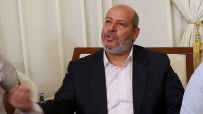 The October 7 attacks that ignited the Gaza war had been meant as a limited operation by Hamas to capture "a number of soldiers" to swap for jailed Palestinians, Hayya was reportedly cited as saying. (REUTERS file photo)