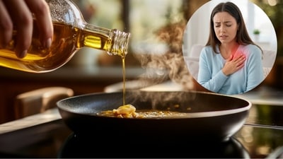Unhealthy cooking oil can increase the risk of heart disease. (Adobe Stock) Unhealthy cooking oil can increase the risk of heart disease. (Adobe Stock)
