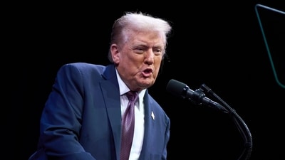 US President Donald Trump. (AP)