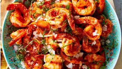 Nepali-style prawn choila Nepali-style prawn choila