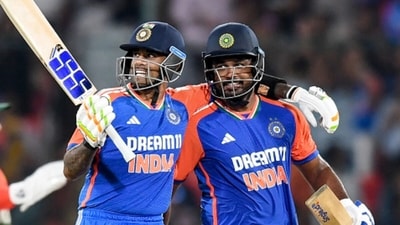 Suryakumar Yadav, left, and Sanju Samson (AFP) Suryakumar Yadav, left, and Sanju Samson (AFP)