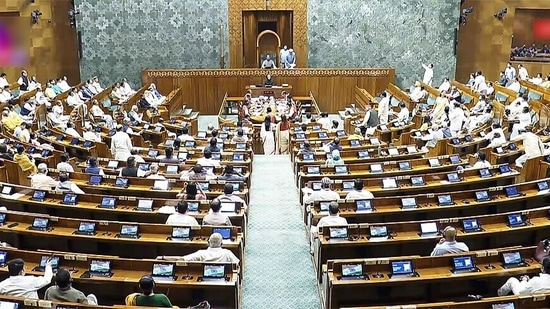 The electoral college comprises the effective strength of the Lok Sabha and Rajya Sabha combined (Sansad TV/File)