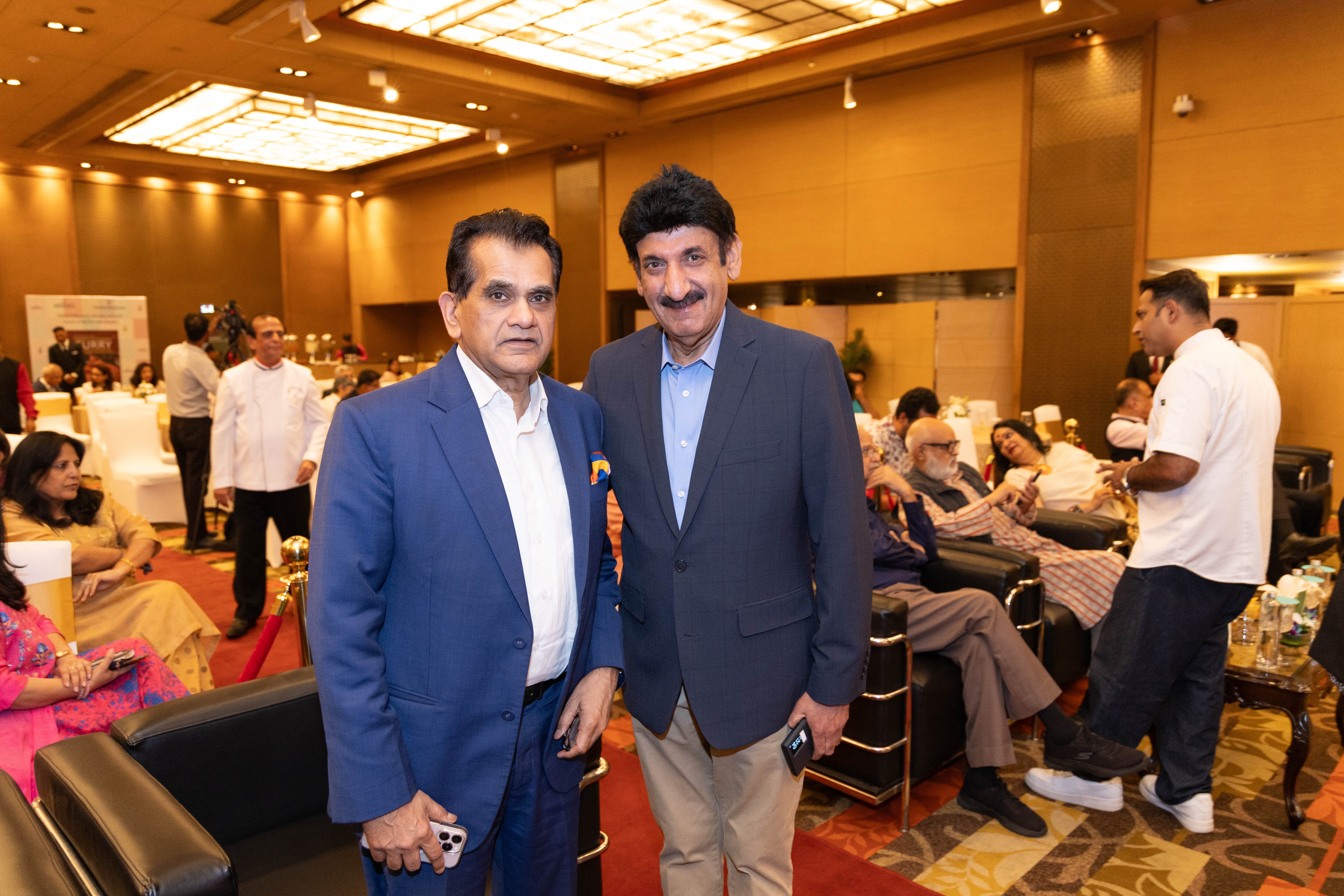 Amitabh Kant and Tarun Thakral