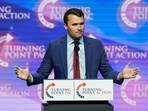 Turning Point USA Founder Charlie Kirk has been shot at Utah Valley University event. Turning Point USA Founder Charlie Kirk has been shot at Utah Valley University event.