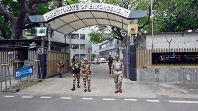The MLA was produced before a special court on Tuesday that sent him to one-day custody of the Enforcement Directorate (ED). (HT File)