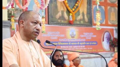 CM recalls Mahant Digvijay Nath, Mahant Avaidyanath’s role in fulfilling the Ram Temple dream. (Sourced)