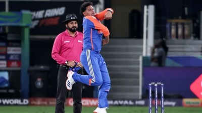 India's Kuldeep Yadav bowls during the team's opener vs UAE. (AFP) India's Kuldeep Yadav bowls during the team's opener vs UAE. (AFP)