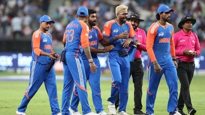 The bowling plans laid by Gautam Gambhir and Suryakumar were perfectly executed by the unit with the Dubai track helping the skillful Indian spinners. (REUTERS)