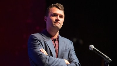 Charlie Kirk speaks at Texas A&M University as part of Turning Point USA's American Comeback Tour (AP) Charlie Kirk speaks at Texas A&M University as part of Turning Point USA's American Comeback Tour (AP)