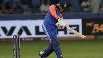 Abhishek Sharma (30 off 16 balls) continued his blazing run in their opening match of the Asia Cup. (AP) Abhishek Sharma (30 off 16 balls) continued his blazing run in their opening match of the Asia Cup. (AP)