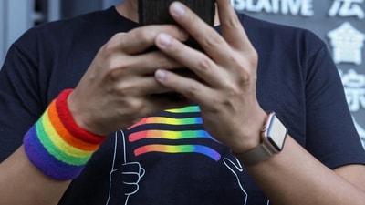 Hong Kong lawmakers vetoed a bill for same-sex partnerships, which allows couples registered abroad to register locally, and become eligible for certain legal rights. (REUTERS)