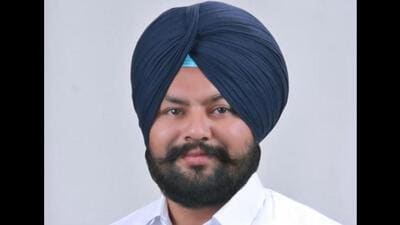 Khadoor Sahib AAP MLA Manjinder Singh Lalpura was arrested in Tarn Taran on Wednesday after a court held him guilty of assaulting and molesting a woman 12 years ago. The quantum of sentence will be pronounced on September 12. (HT file photo) Khadoor Sahib AAP MLA Manjinder Singh Lalpura was arrested in Tarn Taran on Wednesday after a court held him guilty of assaulting and molesting a woman 12 years ago. The quantum of sentence will be pronounced on September 12. (HT file photo)