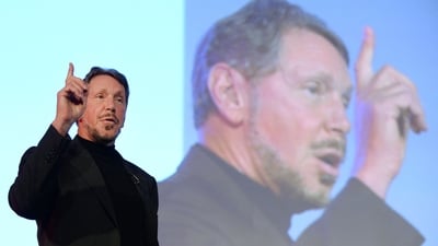 Larry Ellison founded tech giant Oracle in 1977. (File/AFP) Larry Ellison founded tech giant Oracle in 1977. (File/AFP)