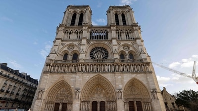 Several TikTok videos have falsely claimed that Paris' iconic Notre-Dame Cathedral was set on fire on Wednesday. (AFP) Several TikTok videos have falsely claimed that Paris' iconic Notre-Dame Cathedral was set on fire on Wednesday. (AFP)