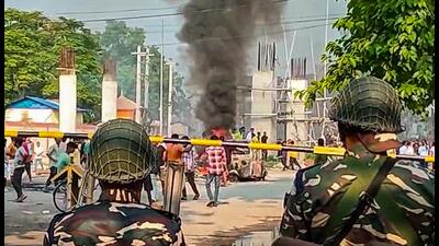 Officials said that there could be up to two dozen tourists in the neighbouring country (ANI Video Grab) Officials said that there could be up to two dozen tourists in the neighbouring country (ANI Video Grab)