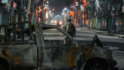 A Nepalese soldier patrols on a road in the aftermath of anti-government protests, in Birgunj, Nepal on Wednesday, Sept. 10, 2025. (PTI) A Nepalese soldier patrols on a road in the aftermath of anti-government protests, in Birgunj, Nepal on Wednesday, Sept. 10, 2025. (PTI)