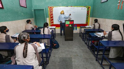 Schools in Jammu reopen after temporary closure due to flood situation in Jammu (Representative image/PTI) Schools in Jammu reopen after temporary closure due to flood situation in Jammu (Representative image/PTI)