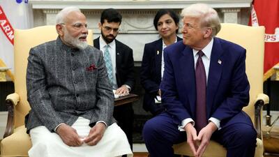 Prime Minister Narendra Modi with US President Donald Trump at the White House in Washington, D.C., on February 13, 2025. (REUTERS) Prime Minister Narendra Modi with US President Donald Trump at the White House in Washington, D.C., on February 13, 2025. (REUTERS)