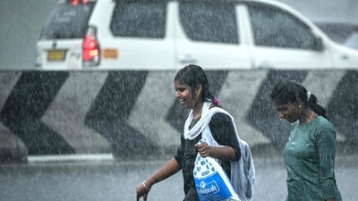 Most parts of southern India have been reeling under heavy showers as IMD has issued a yellow alert for most districts. (AFP file photo) Most parts of southern India have been reeling under heavy showers as IMD has issued a yellow alert for most districts. (AFP file photo)
