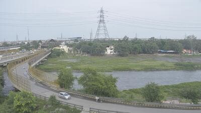 The UP officials also apprised the NGT that the total sewage generation in the river Hindon basin is about 943.63 MLD while 20 STPs with an installed capacity of 953.5 MLD have been installed, but these are currently utilising the capacity of 658.2 MLD. (Sakib Ali/HT Photos) The UP officials also apprised the NGT that the total sewage generation in the river Hindon basin is about 943.63 MLD while 20 STPs with an installed capacity of 953.5 MLD have been installed, but these are currently utilising the capacity of 658.2 MLD. (Sakib Ali/HT Photos)