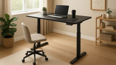 A stylish walking desk blends function and fitness, keeping your home office active, organised, and energised throughout the day. (AI generated) A stylish walking desk blends function and fitness, keeping your home office active, organised, and energised throughout the day. (AI generated)