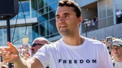 Charlie Kirk was attending an event at Utah Valley University, when he was fatally shot. (X/@MAGAVoice)