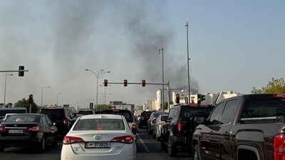Smoke rises after several blasts were heard in Doha, Qatar, September 9, 2025. (REUTERS) Smoke rises after several blasts were heard in Doha, Qatar, September 9, 2025. (REUTERS)