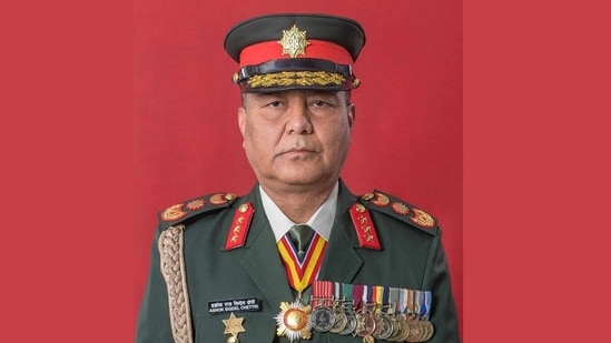 Nepal Army chief General Ashok Raj Sigdel.