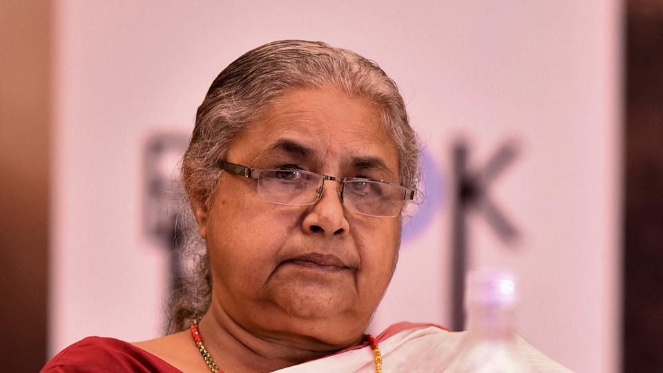 Nepal’s former Chief Justice Sushila Karki looks on during the launch of her autobiography “Nyaya” at a ceremony in Kathmandu (REUTERS) Nepal’s former Chief Justice Sushila Karki looks on during the launch of her autobiography “Nyaya” at a ceremony in Kathmandu (REUTERS)