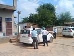 A CBI team in Bhiwani’s Singhani village. (HT Photo) A CBI team in Bhiwani’s Singhani village. (HT Photo)