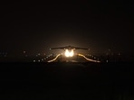 A US Air Force B-2 Spirit taking off to support Operation "Midnight Hammer" at Whiteman Air Force Base, Missouri, on June 20, 2025 A US Air Force B-2 Spirit taking off to support Operation "Midnight Hammer" at Whiteman Air Force Base, Missouri, on June 20, 2025