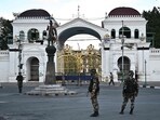 In a fresh wave of protests which broke out Tuesday, protestors set government and private buildings on fire. In a fresh wave of protests which broke out Tuesday, protestors set government and private buildings on fire.