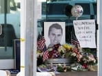 A memorial is held for Charlie Kirk, who was shot and killed in Utah, at the Turning Point USA headquarters in Phoenix, Arizona, U.S. September 10, 2025.  REUTERS/Caitlin O'Hara