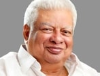 Veteran Congress leader and former Kerala minister PP Thankachan passed away at a private hospital in Ernakulam district on Thursday. (HT FILE PHOTO)