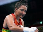 India's Pooja Rani Pooja Rani celebrates