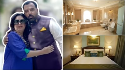 Farah Khan explores Udaipur's luxurious Taj Fateh Prakash Palace. Farah Khan explores Udaipur's luxurious Taj Fateh Prakash Palace.