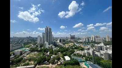 Developers said demand was fuelled by metro plans and expressway links; Anant Raj, M3M, Birla and Adani projects saw near-full inventory absorption. (Parveen Kumar/HT Photo) Developers said demand was fuelled by metro plans and expressway links; Anant Raj, M3M, Birla and Adani projects saw near-full inventory absorption. (Parveen Kumar/HT Photo)