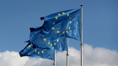 According to Reuters, President Trump pressed the EU to consider duties of up to 100% on India and China to increase pressure on Russian President Vladimir Putin. (REUTERS)