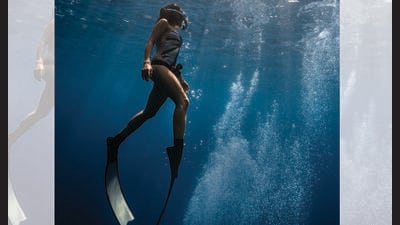 Freedivers such as Smruti Mirani have been taking their first breaths in an unfamiliar sport. Freedivers such as Smruti Mirani have been taking their first breaths in an unfamiliar sport.
