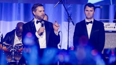 US Vice President-elect JD Vance (L) with Charlie Kirk (R). (File/Getty Images via AFP) US Vice President-elect JD Vance (L) with Charlie Kirk (R). (File/Getty Images via AFP)