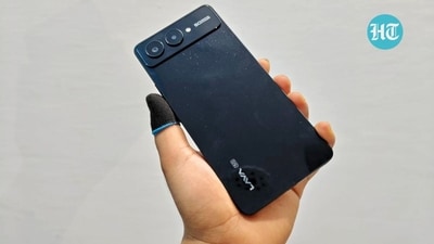 Lava Blaze AMOLED 2 5G is priced at Rs. 13,499 for the 6GB RAM and 128GB storage variant. (Ijaj Khan/HT) Lava Blaze AMOLED 2 5G is priced at Rs. 13,499 for the 6GB RAM and 128GB storage variant. (Ijaj Khan/HT)