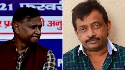 Congress leader Udit Raj and filmmaker Ram Gopal Varma. Congress leader Udit Raj and filmmaker Ram Gopal Varma.
