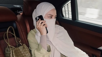 Neelofa, 36, is a Malayisan actress married to independent preacher Haris Ismail. (Instagram/@neelofa) Neelofa, 36, is a Malayisan actress married to independent preacher Haris Ismail. (Instagram/@neelofa)