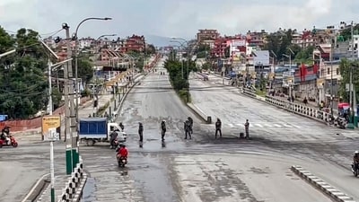 Kathmandu: Army deployed on the route to the Parliament amid curfew (PTI)