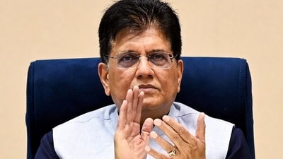 Piyush Goyal during the Platinum Jubilee Celebrations of the Engineering Export Promotion Council of India (EEPC India) at Vigyan Bhavan, in New Delhi. (ANI)