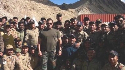 Salman Khan is currently in Leh.