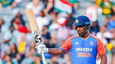 Sanju Samson was slotted at No.5 in India's Asia Cup opener against the UAE. (ANI) Sanju Samson was slotted at No.5 in India's Asia Cup opener against the UAE. (ANI)