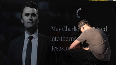 Arizonans mourn Turning Point USA founder Charlie Kirk outside of the Turning Point USA headquarters on September 10, 2025 in Phoenix, Arizona. (AFP) Arizonans mourn Turning Point USA founder Charlie Kirk outside of the Turning Point USA headquarters on September 10, 2025 in Phoenix, Arizona. (AFP)